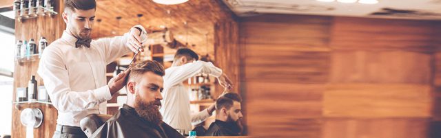 Barber Cutting Hair - Lead Image for Barber Shops and Salons Page