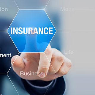 Inszone Insurance Products & Solutions Page Banner - Business Man Pointing Transparent Board