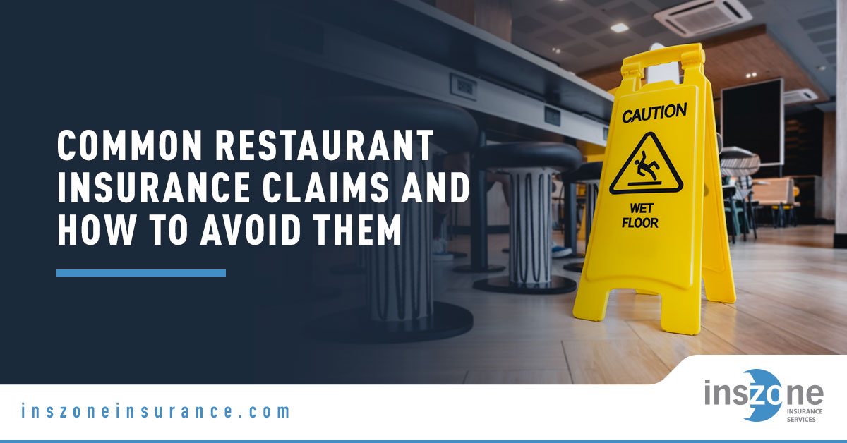 Caution Sign - Banner Image for Common Restaurant Insurance Claims and How to Avoid Them Blog