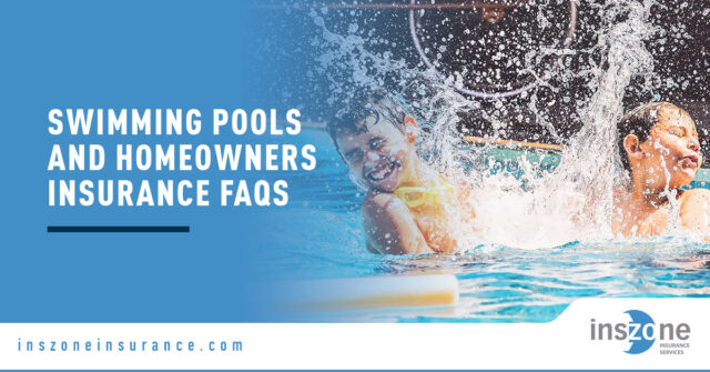 Kids on Swimming Pool - Banner Image for Swimming Pools and Homeowners Insurance FAQs Blog