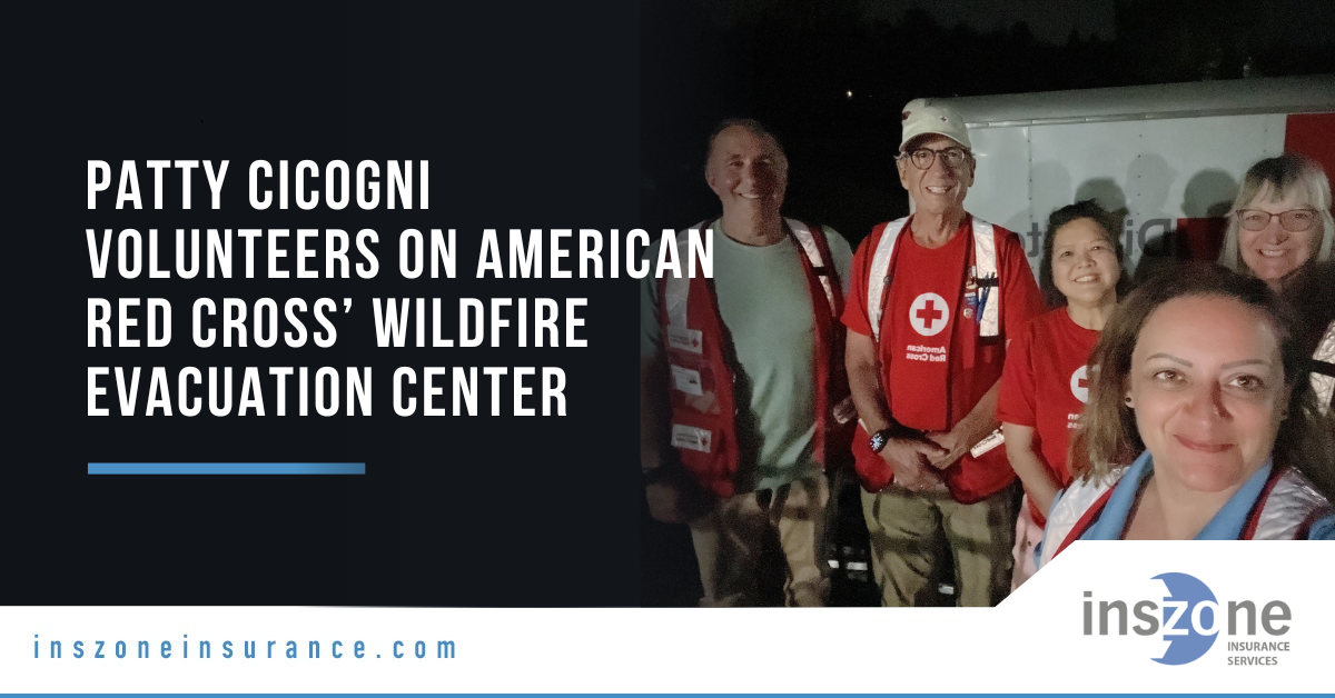 Patty Cicogni Volunteers on American Red Cross’ Wildfire Evacuation Center
