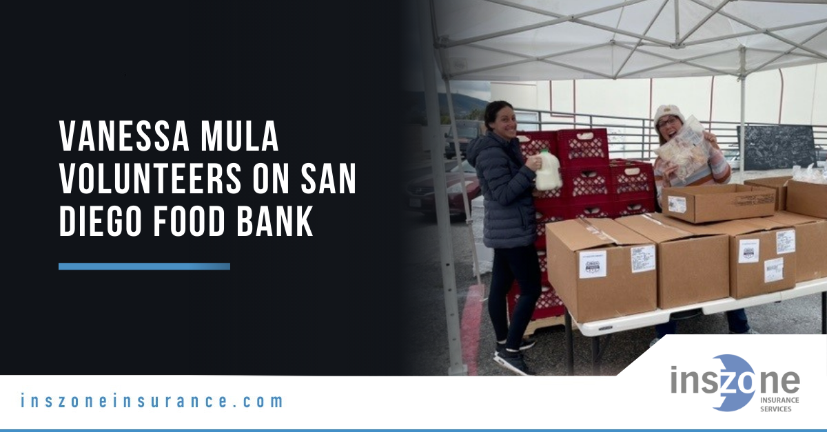 Vanessa Mula Volunteers on San Diego Food Bank