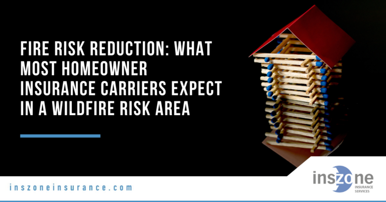 Homeowner Insurance on a Wildfire Risk Area