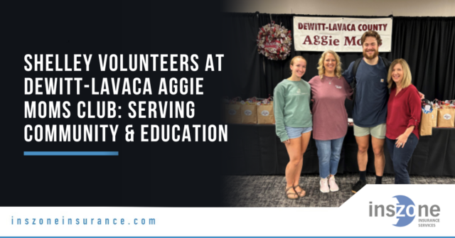 Shelley Volunteers at DeWitt-Lavaca Aggie Moms Club: Serving Community & Education