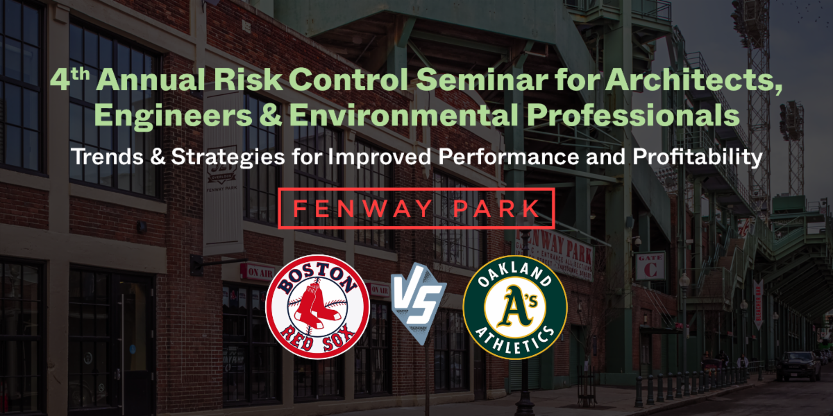 2025 4<sup>th</sup> Annual Risk Control Seminar @ Fenway Park
