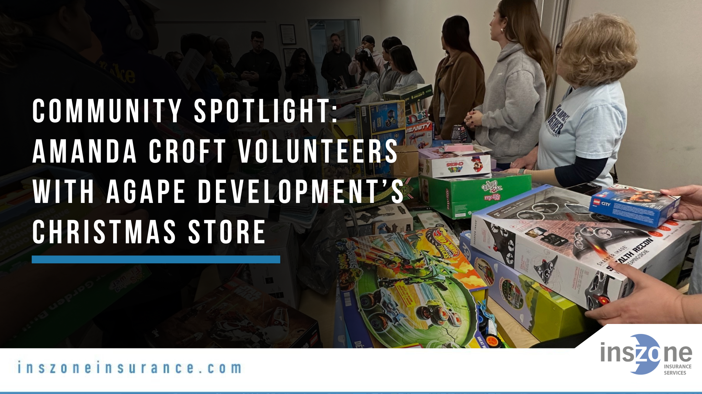 Community Spotlight Amanda Croft Volunteers with Agape Development’s Christmas Store