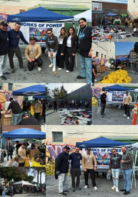 Community Spotlight Jose Montejano Deschamps Volunteers with Works of Power for Skid Row Essentials Outreach
