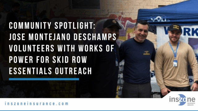 Community Spotlight Jose Montejano Deschamps Volunteers with Works of Power for Skid Row Essentials Outreach
