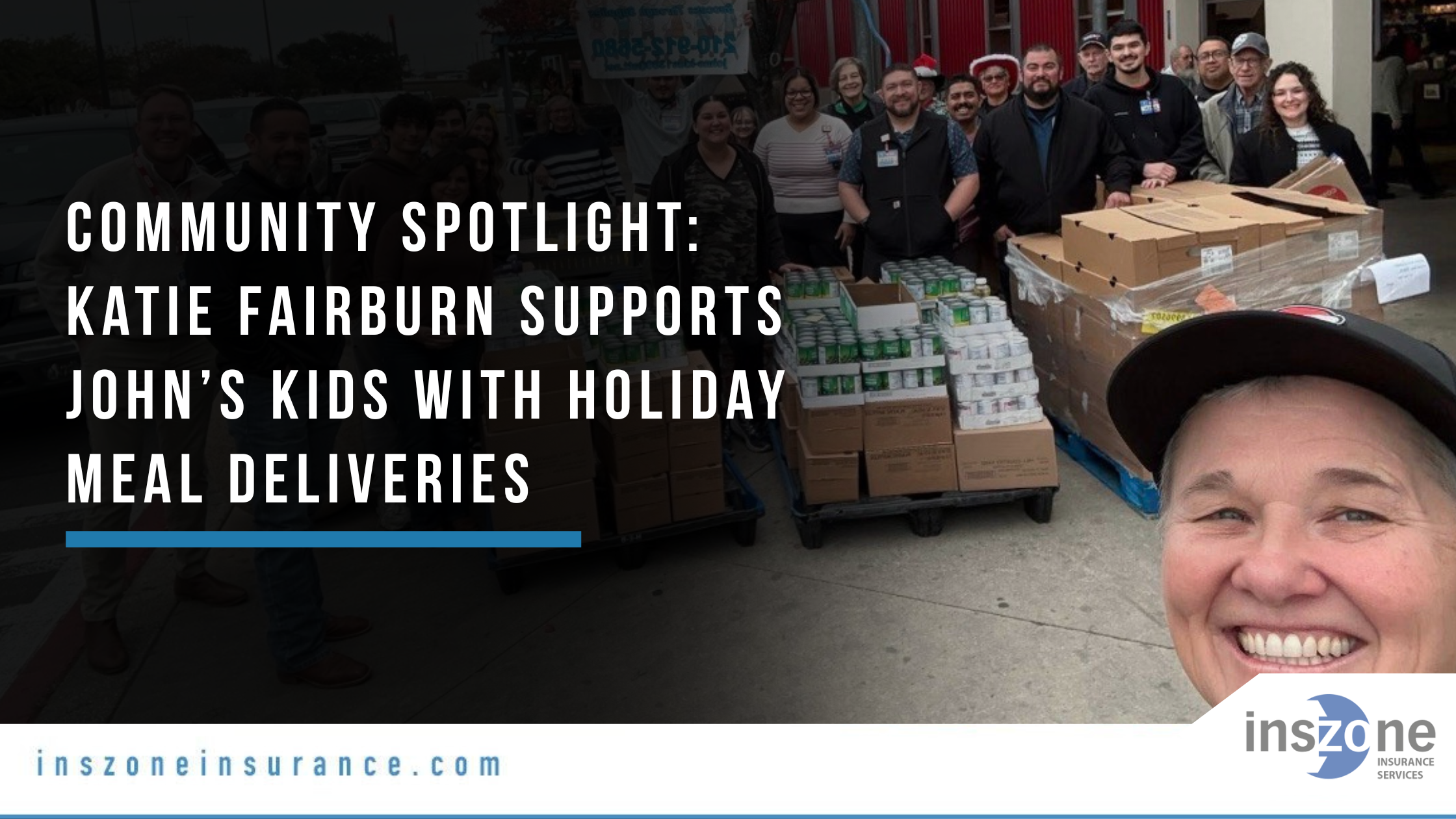 Community Spotlight Katie Fairburn Supports John’s Kids with Holiday Meal Deliveries