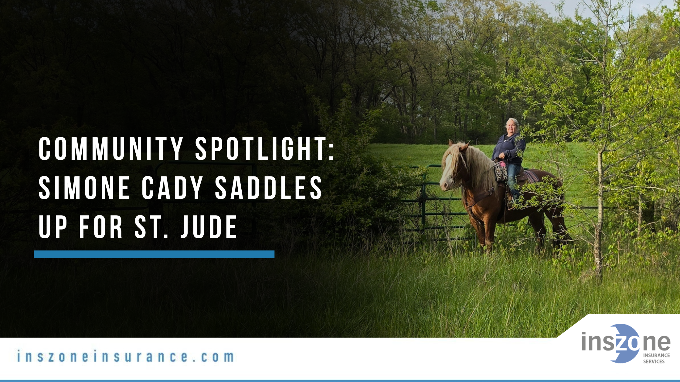 Community Spotlight Simone Cady Saddles Up for St. Jude