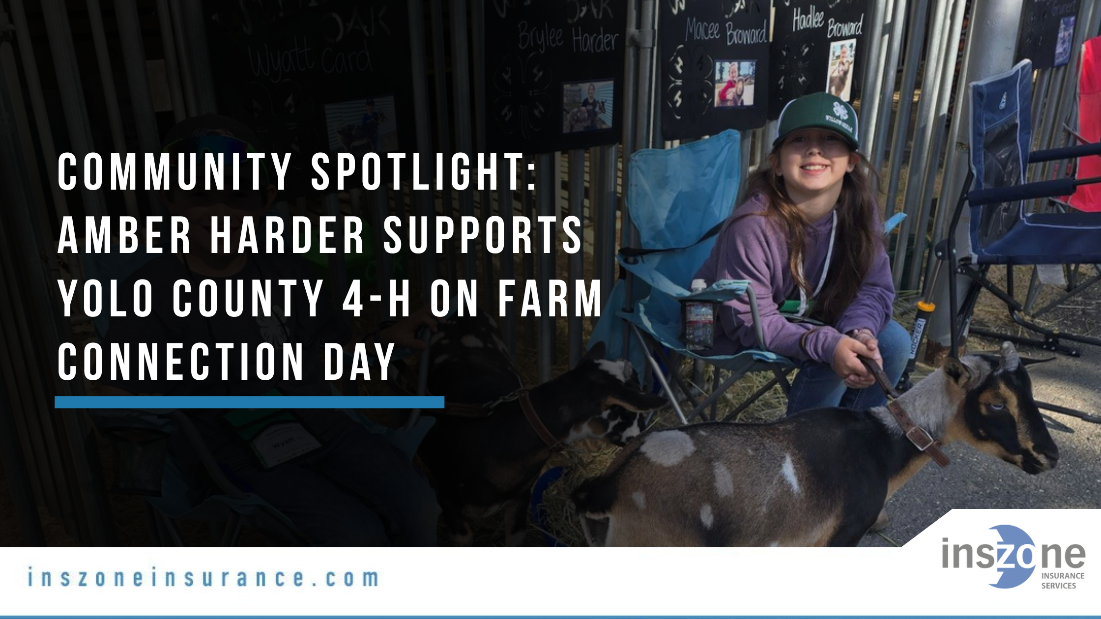 Community Spotlight Amber Harder Supports Yolo County 4-H on Farm Connection Day
