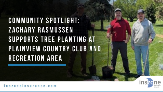 Community Spotlight: Zachary Rasmussen Supports Tree Planting at Plainview Country Club and Recreation Area