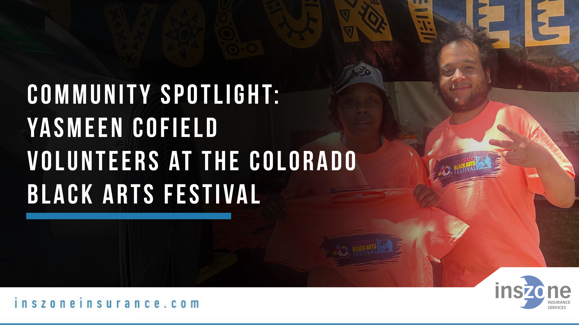 Community Spotlight Yasmeen Cofield Volunteers at the Colorado Black Arts Festival