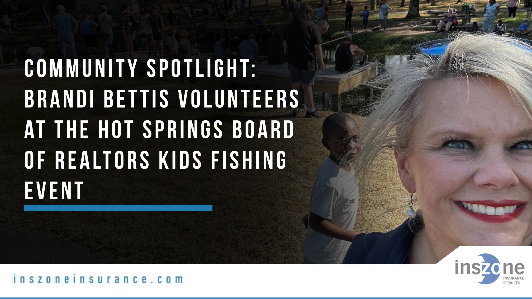 Community Spotlight Brandi Bettis Volunteers at the Hot Springs Board of Realtors Kids Fishing Event